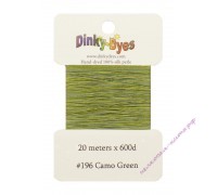 Шёлковое перле Dinky-Dyes 196 Camo Green